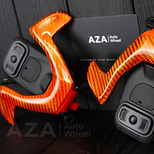 AZA Carbon Shifter Paddles for 2021-24 Dodge RAM TRX