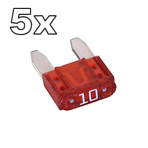 ATC 12V 10A Mini Blade Flachstecksicherungen (5 St�ck)