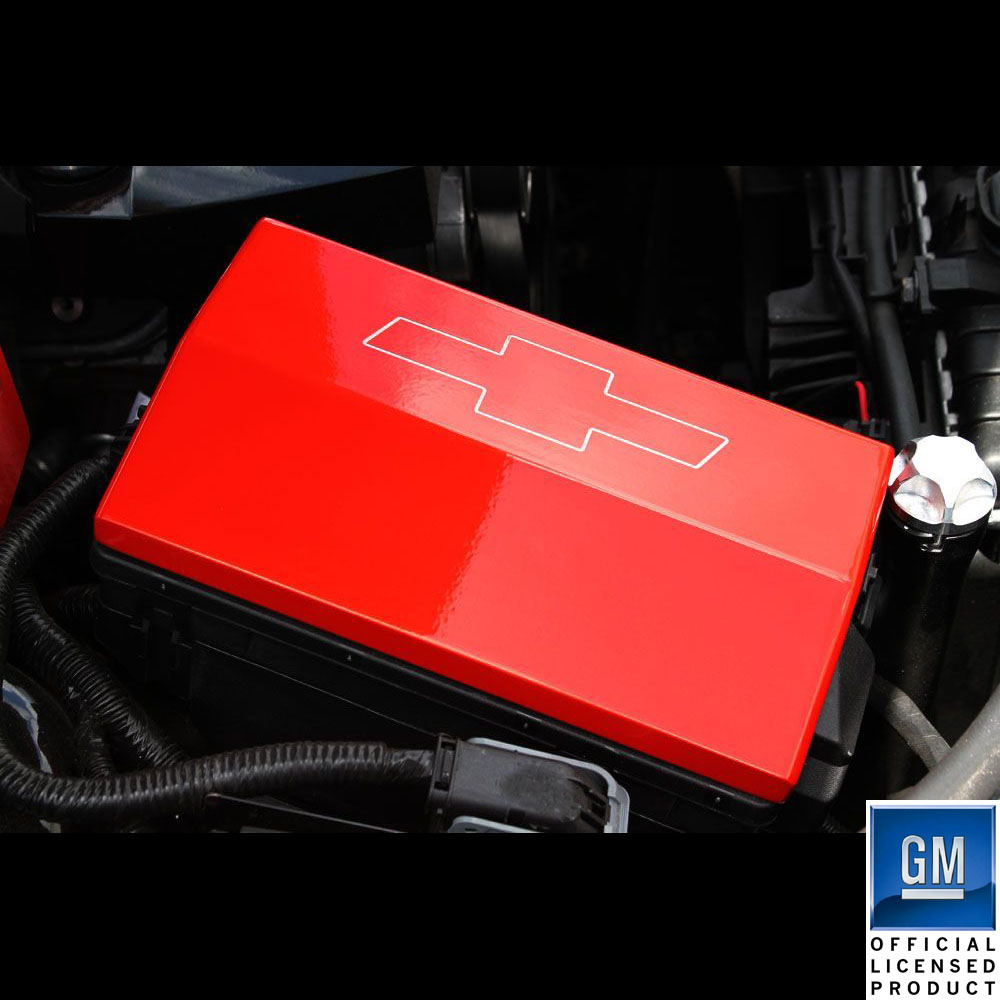 Sicherungskasten-Cover (orange) 10-15 Chevy Camaro