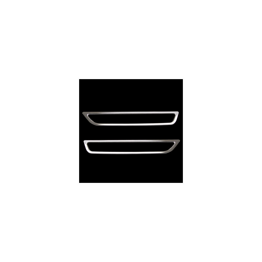 Side Marker Bezels Front (polished) 10-14 Ford Mustang