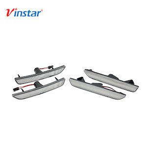 Vinstar LED Sidemarker Lights clear for 2010-14 Mustang