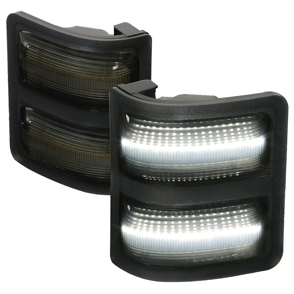 Side Mirror Turn Signals LED (black) 09-14 Ford Super Duty