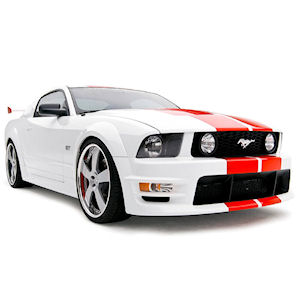 3D Carbon Boy Racer Side Rockers 2005-09 Ford Mustang