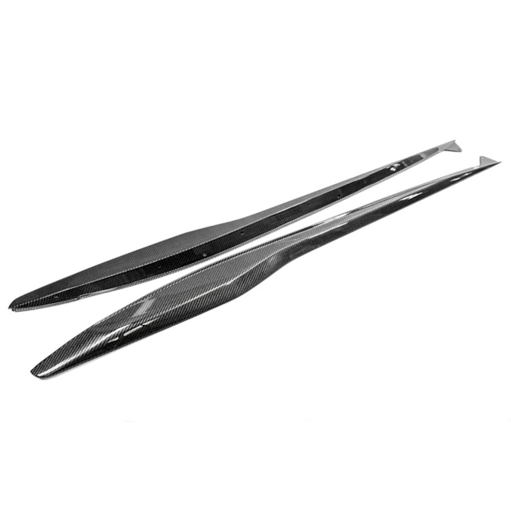 Side Skirt Splitters (Carbon) 23-26 Chevy Corvette Z06