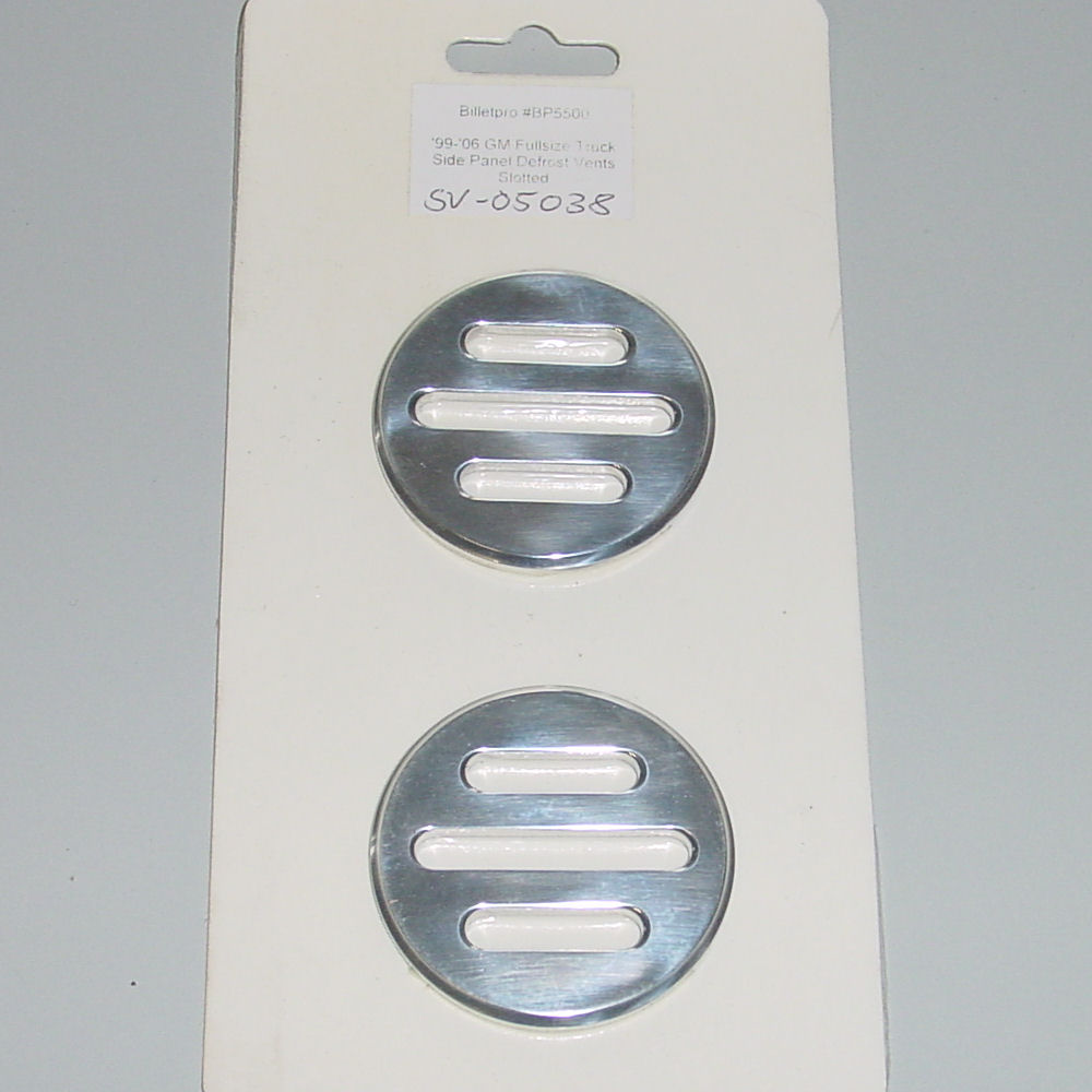 Side Vent Outlets Billet (polished) 99-06 GM Trucks SUV