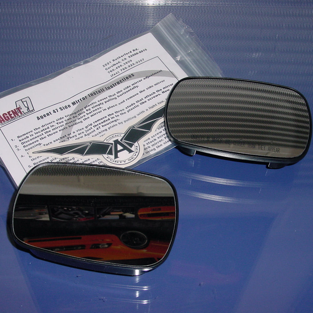 Spare Mirror Glasses R/L (Agent 47) 05-09 Ford Mustang