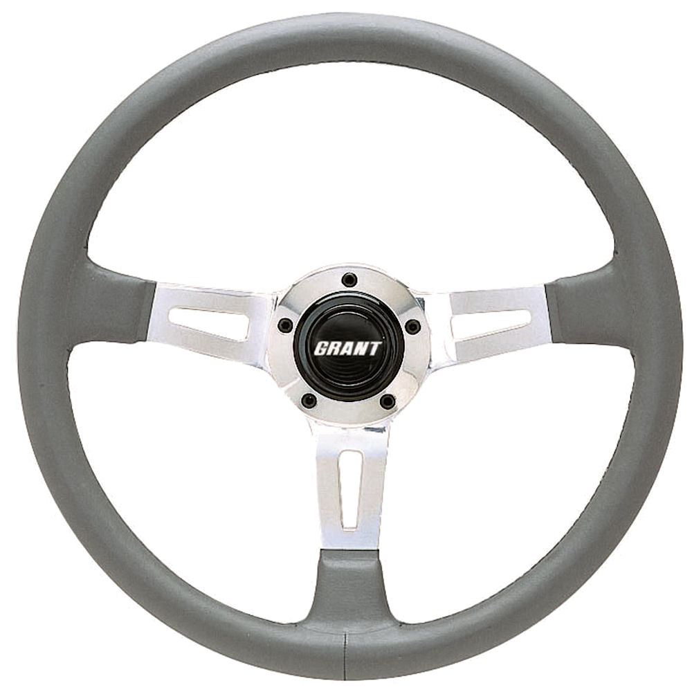 Steering Wheel 3-Spoke Leather (Collectors Edition) gray
