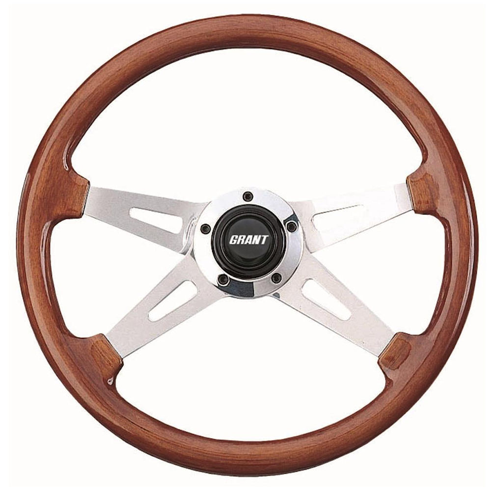 Steering Wheel 4-Spoke Wood (Collectors Edition) Mahogany