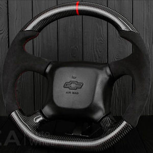 AZA Leather Steering Wheel for 1999-2002 GM Trucks/SUV