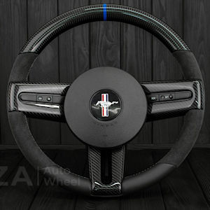 AZA Leather Steering Wheel for 2005-2009 Ford Mustang
