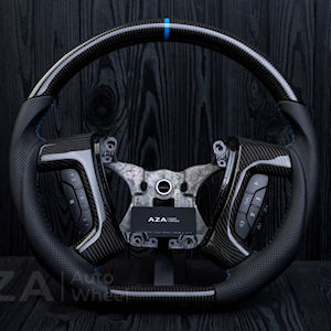 AZA Leather Steering Wheel for 2008-2009 Hummer H2 SUV