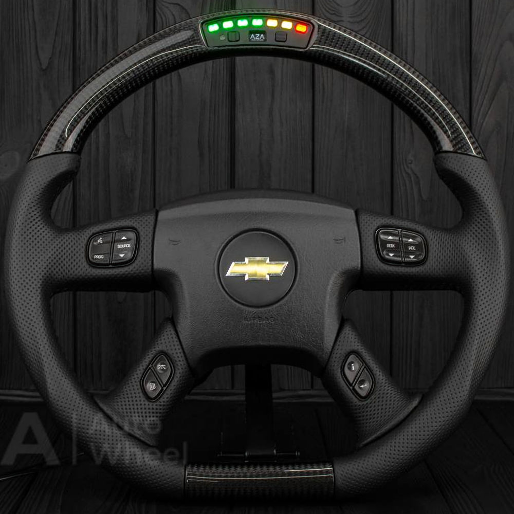 Steering Wheel (Leather/Carbon/Display) 03-06 Chevy Silverado