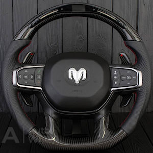 AZA Steering Wheel w/Display for 2021-24 Dodge RAM TRX