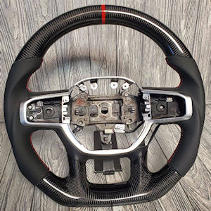 AZA Leather Steering Wheel for 2009-24 Dodge RAM Trucks