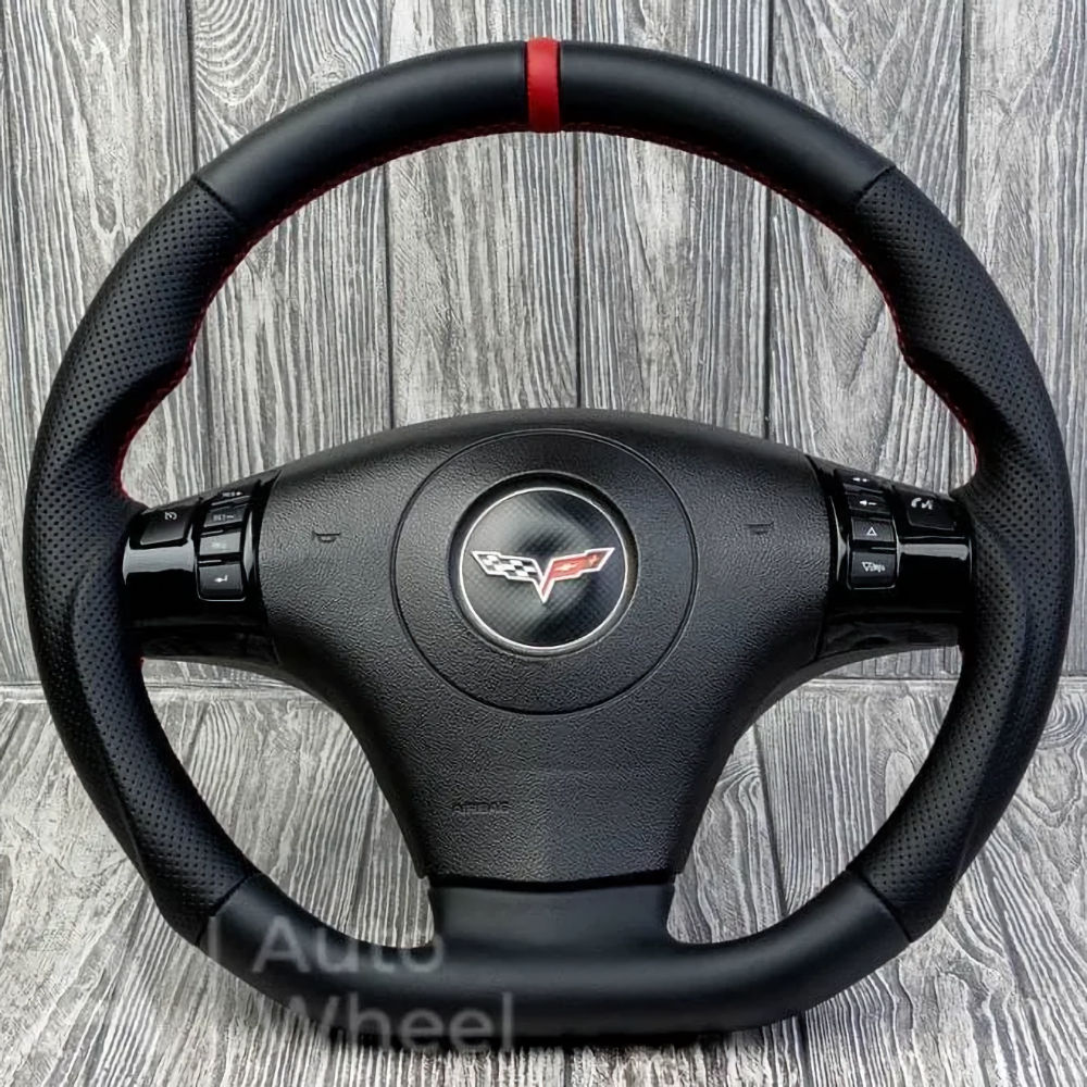 Steering Wheel (Leather/Nappa/Red) 06-11 Chevy Corvette