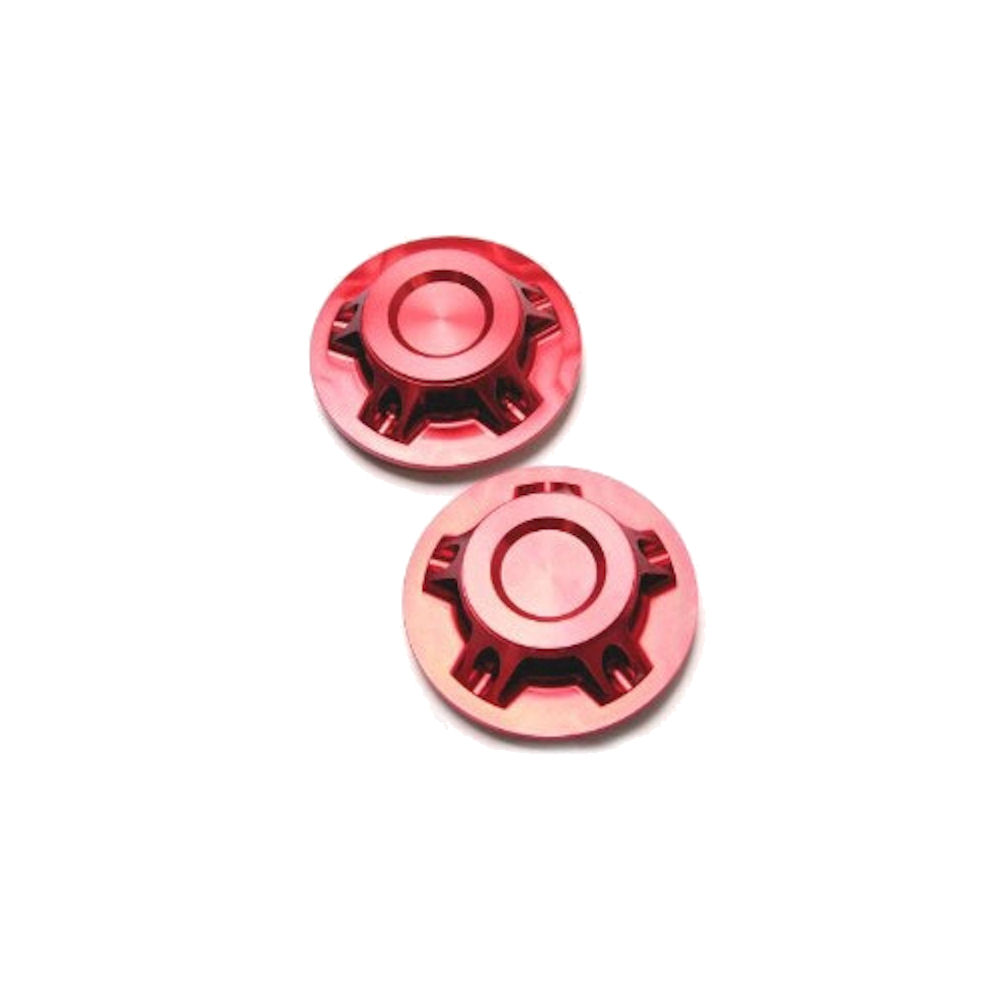 Strut Tower Covers Billet (red) 10-15 Chevy Camaro