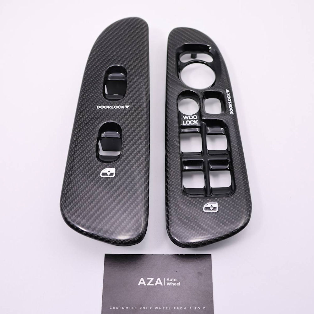 Switch Plates (Carbon) 02-08 Dodge RAM Crew Cab