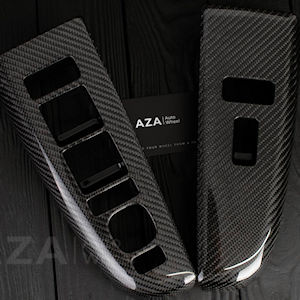 AZA Carbon Window Switch Plates 2003-06 Chevy Silverado