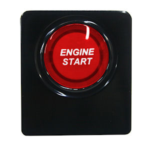 SHR Start Engine Button (red) for 2010-14 Ford Mustang