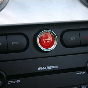 SHR Start Engine Button (red) for 1994-09 Ford Mustang