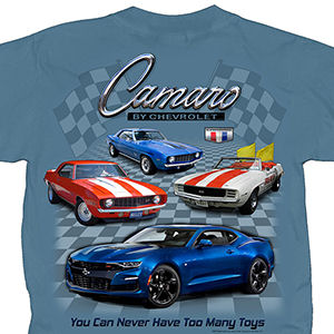 Blaues Chevy Camaro Toys T-Shirt from Chevymall Size XL Blaues Chevy Camaro Toys T-Shirt from Chevymall Size XL