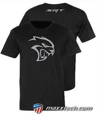 T-Shirt - Dodge SRT HellCat (L) schwarz