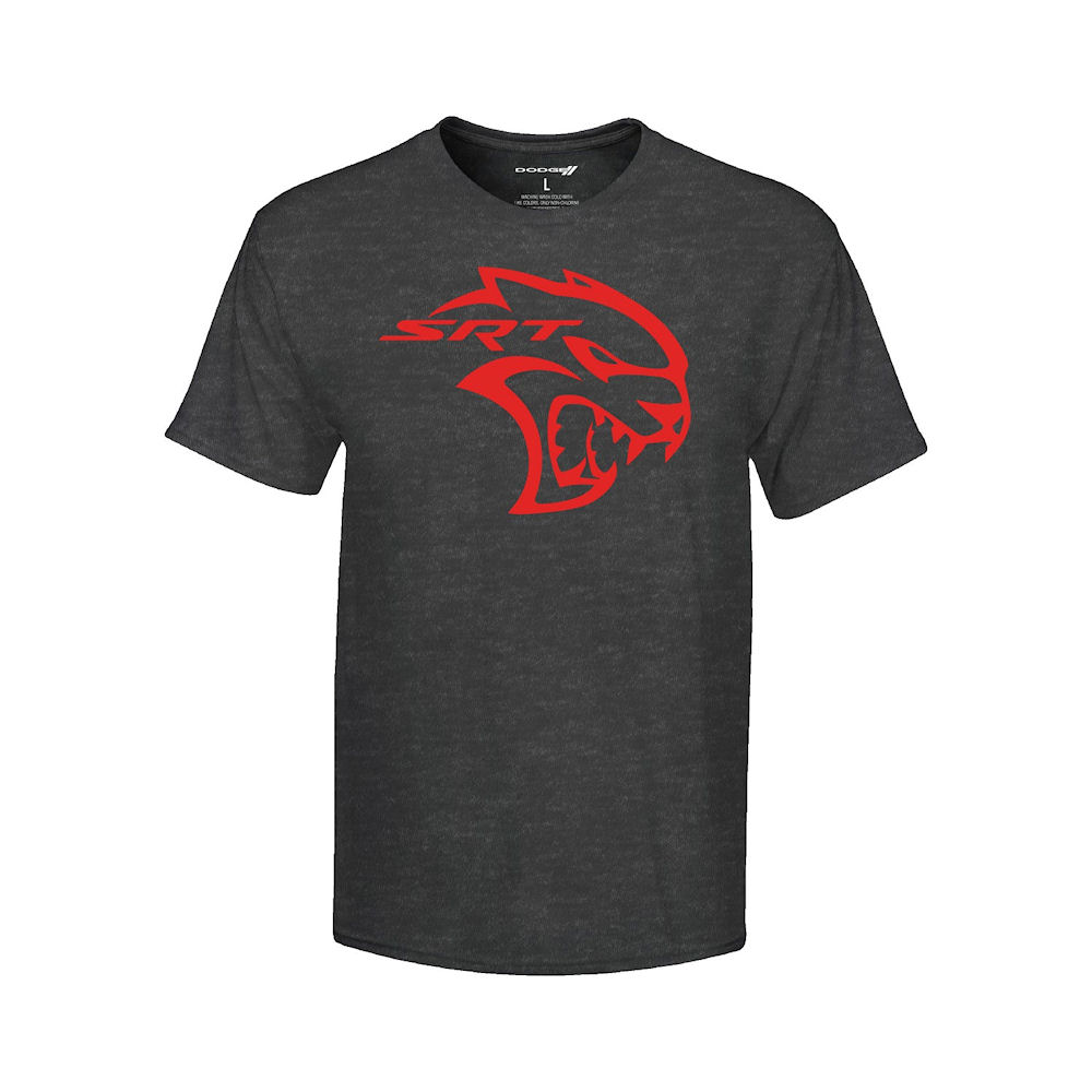 T-Shirt - Dodge SRT HellCat (XL) gray/red