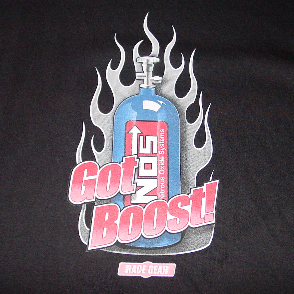 T-Shirt - NOS Got Boost! (L) black