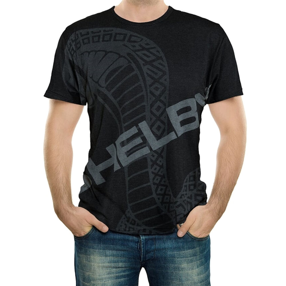 T-Shirt - SHELBY Enlarged Super Snake (XL) schwarz