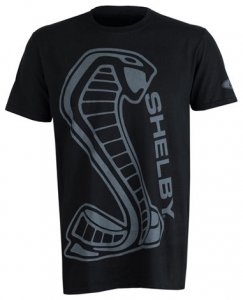 Black Ford Shelby GT350 Snake Cotton T-Shirt in Size XL