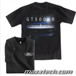 Black Ford Shelby GT500KR S197 Cotton T-Shirt in Size XL