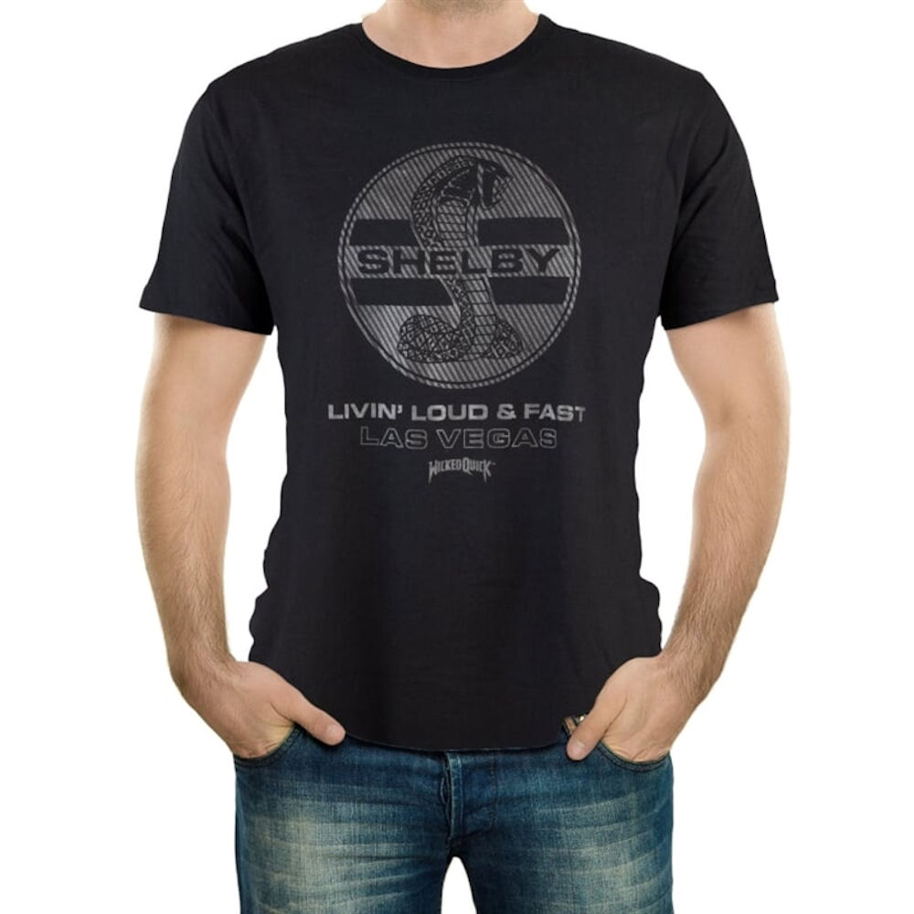 T-Shirt - SHELBY Living Loud & Fast (L) black