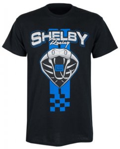 Schwarzes Shelby Racing Snake Face T-Shirt aus Baumwolle in Größe XL Schwarzes Shelby Racing Snake Face T-Shirt aus Baumwolle in Größe XL