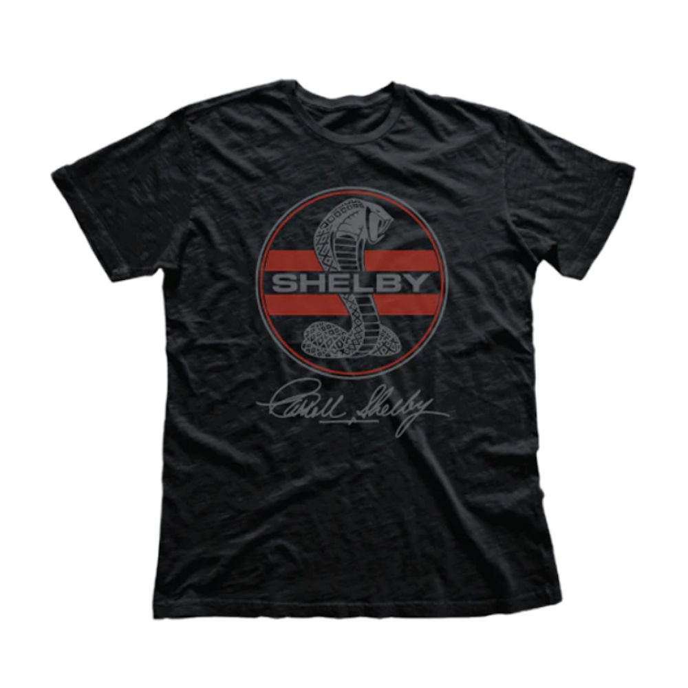 T-Shirt - SHELBY Snake Stripes (XL) black