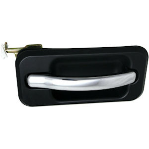 Repro Front T�rgriff RH Schwarz/Chrom f�r 2003-2009 Hum