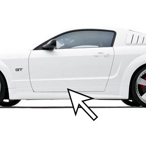 3D Carbon Boy Racer Türkanten-Set 2005-09 Ford Mustang 3D Carbon Boy Racer Türkanten-Set 2005-09 Ford Mustang