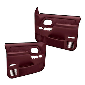 2x T�r-Innenverkleidung (dunkelrot) 1995-98 Chevy Truck