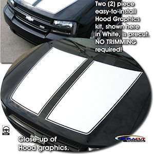 Aufkleber - Motorhaube \(01\) 02-09 Chevy Trailblazer