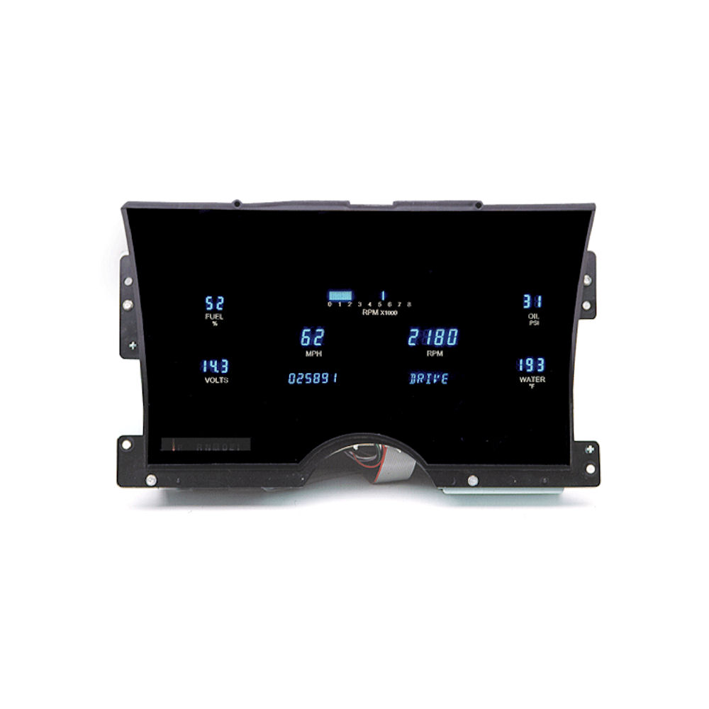 Tachoeinheit KM/H Digital (Blau) 88-91 GM Trucks