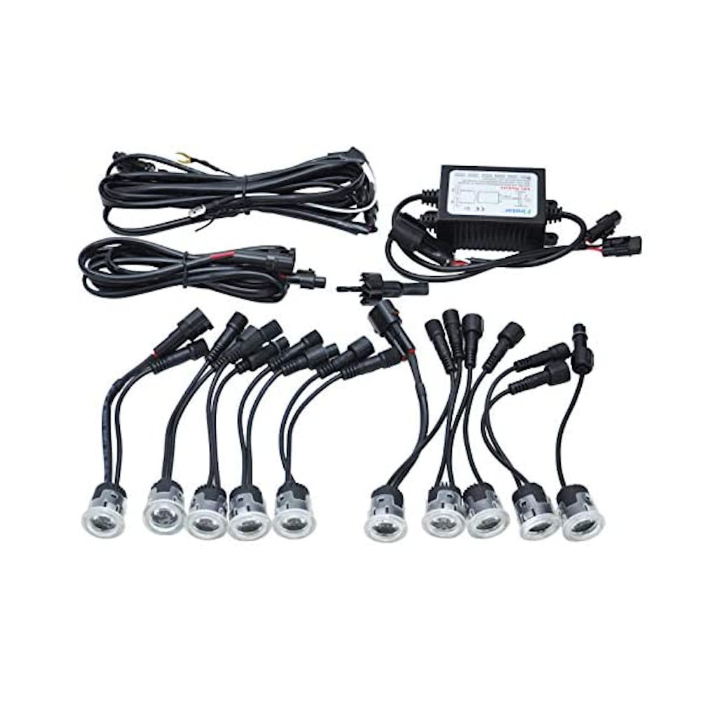 Tagfahrleuchten-Kit LED 10x (klar) universal