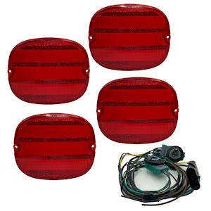 Taillight Lens Kit for Corvette ZR1 Style Roll Pan from
