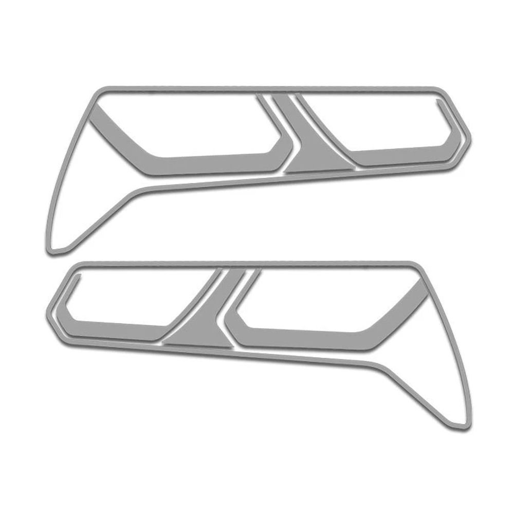 Taillight Trim Kit (Stainless Steel) 14-19 Corvette Coupe
