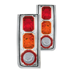 IPCW Altezza Tail Lights (Chrome) for 2003-09 Hummer H2