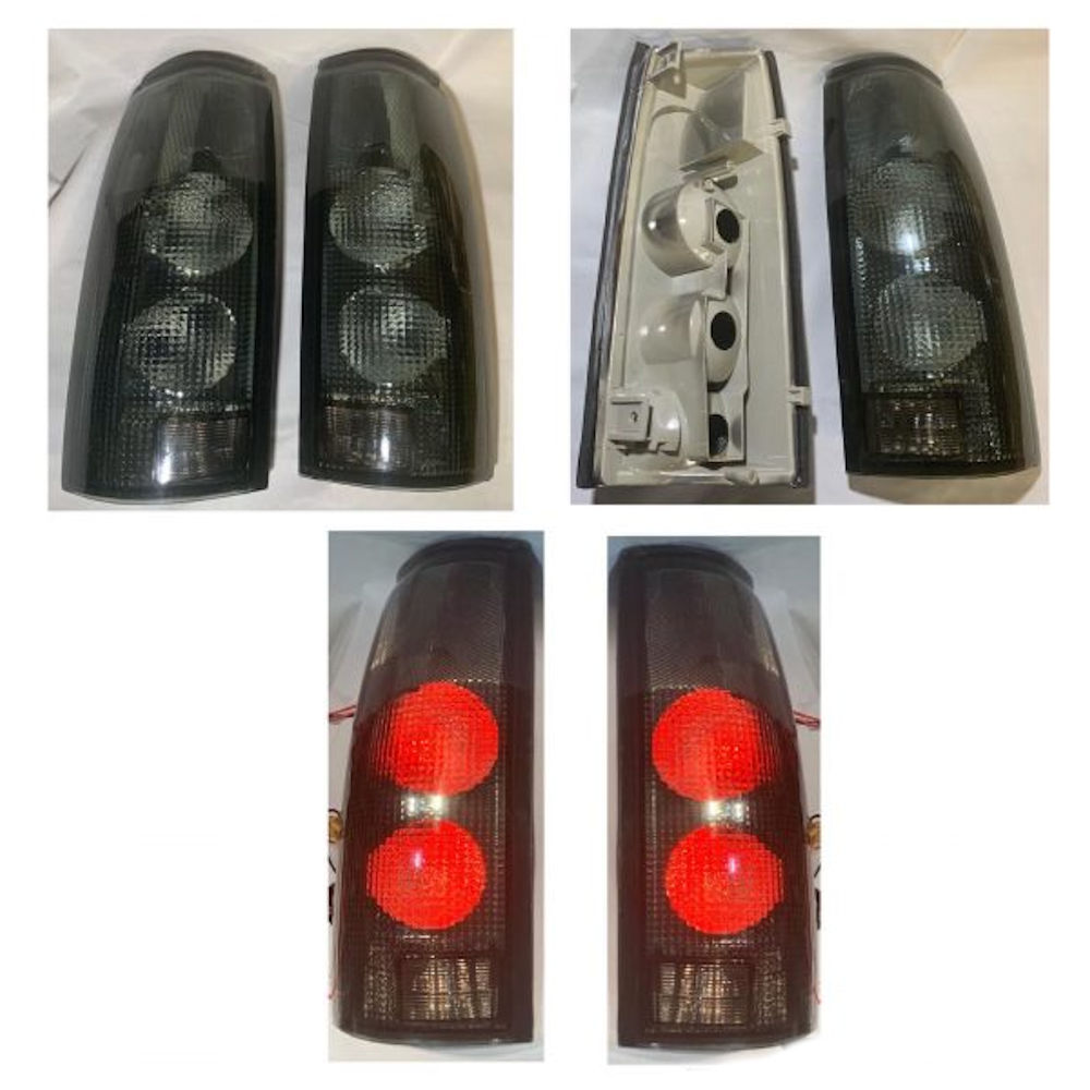Taillights Diamond (black) 88-99 GM Trucks/SUV