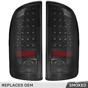 Recon LED Tail Lights (tinted) for 2007-2008 Dodge RAM