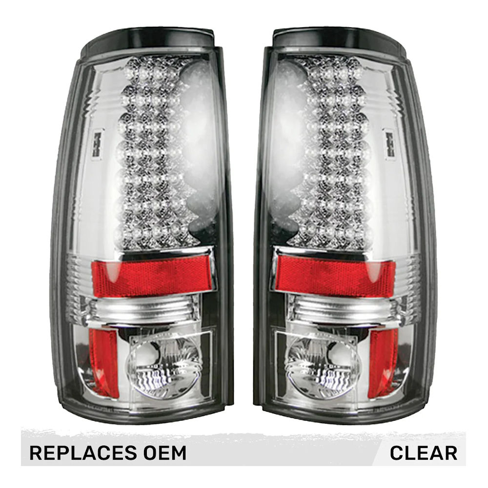 Taillights LED Chrome (clear) 99-06 Chevy Silverado