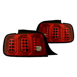 IPCW LED Tail Lights (red) for 2005-2009 Ford Mustang