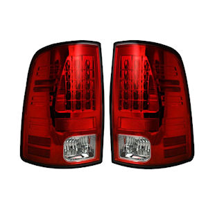 Recon LED Tail Lights (red) for 2009-18 Dodge RAM Truck