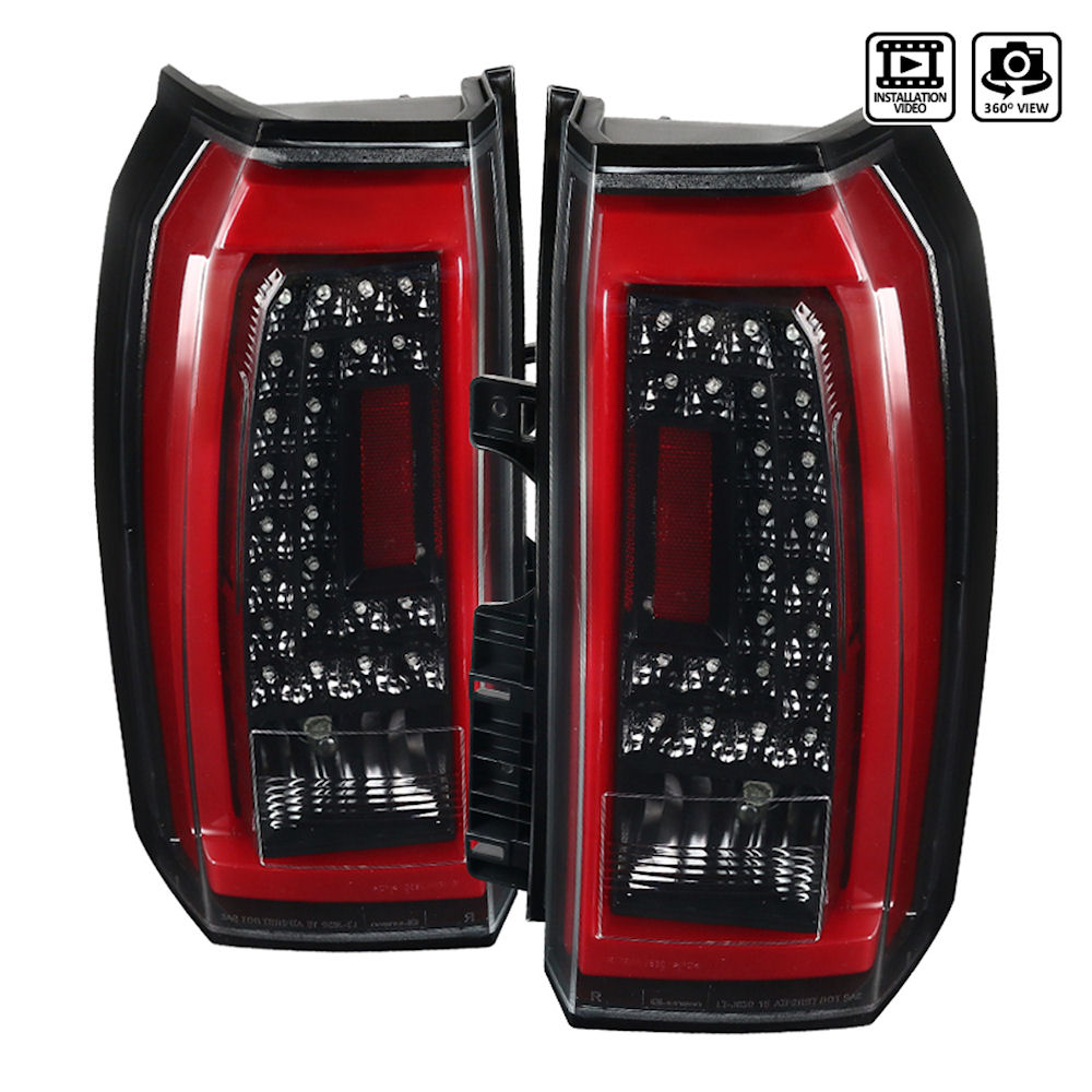 Taillights LED DRL Glossy (clear) 15-20 Chevy Tahoe
