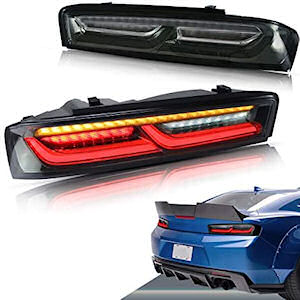 Vland LED Smoke Tail Lamps for 2016-18 Chevy Camaro EU